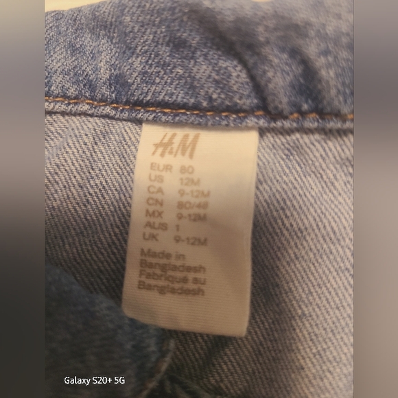 H&M Light Blue Kids Jean Jacket - Picture 3 of 5